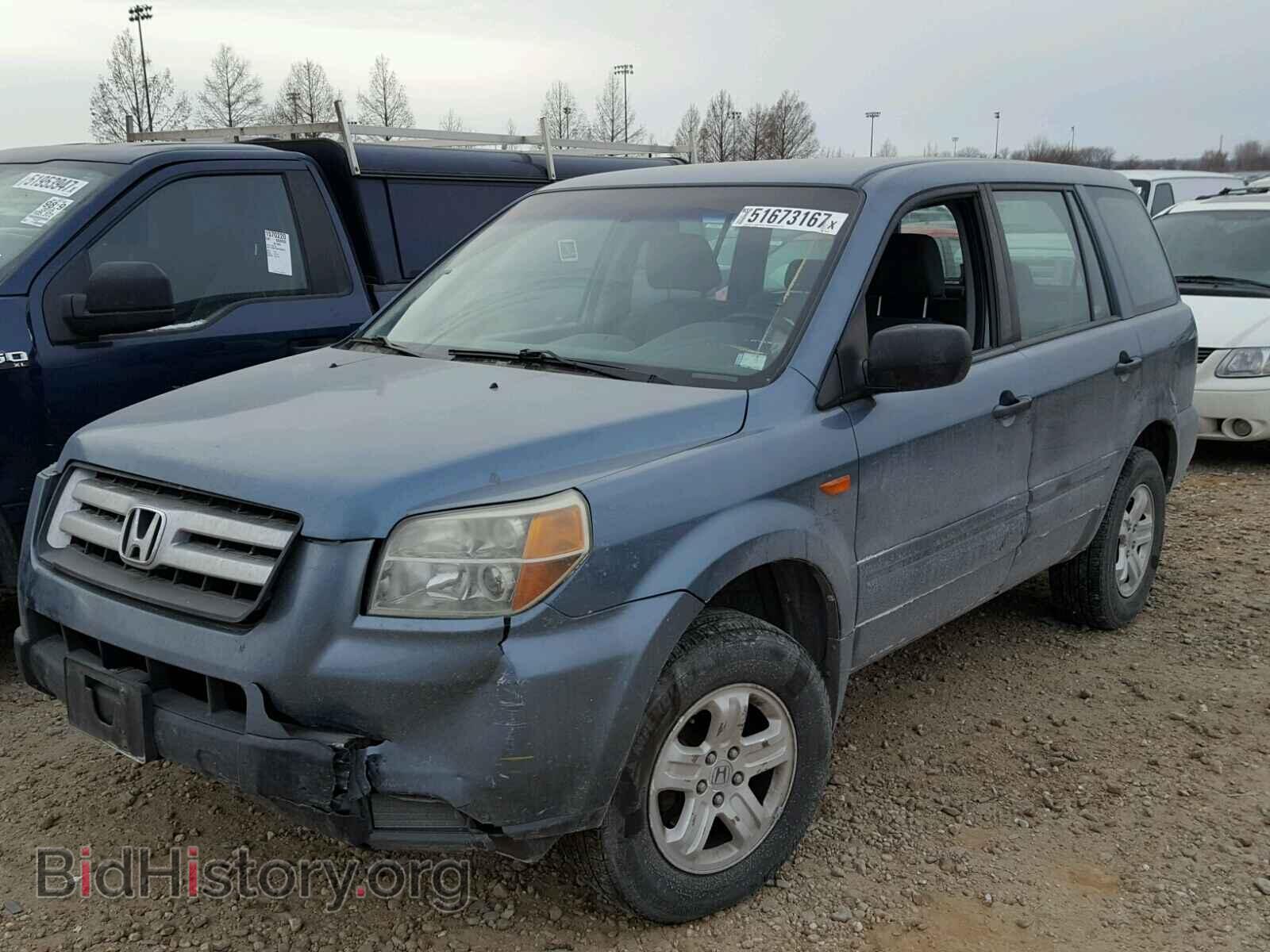 2006 HONDA PILOT - VIN: 5FNYF28166B046257 - Фото 2