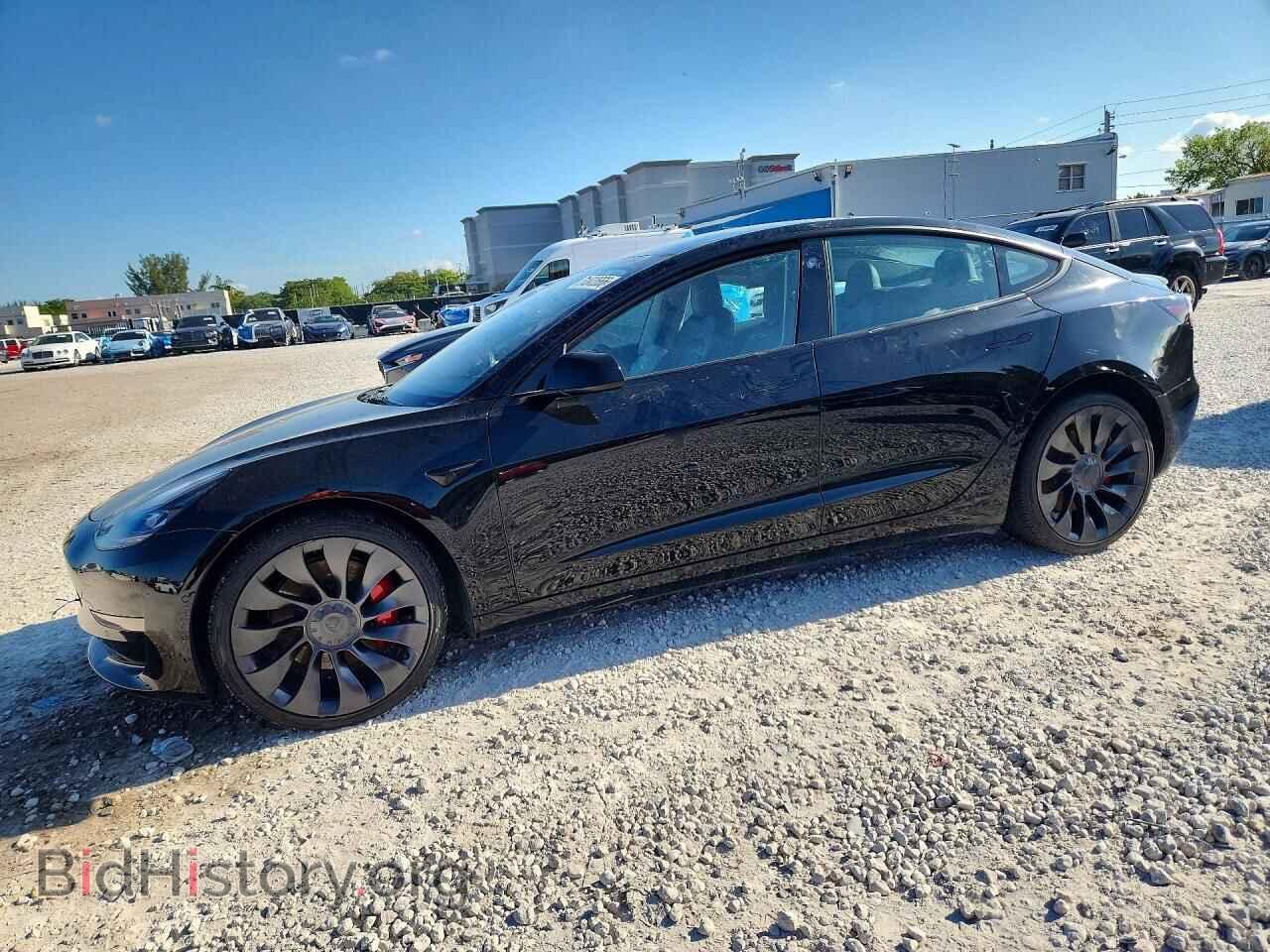 Photo 5YJ3E1EC0NF363477 - TESLA MODEL 3 2022