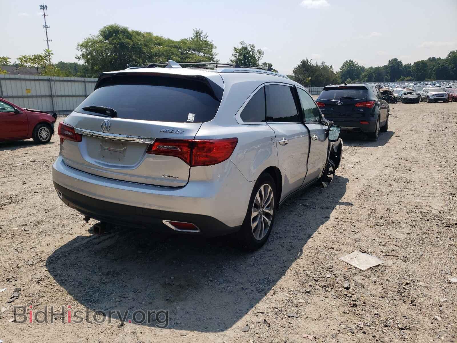 2014 ACURA MDX - VIN: 5FRYD4H49EB016548 - Фото 4