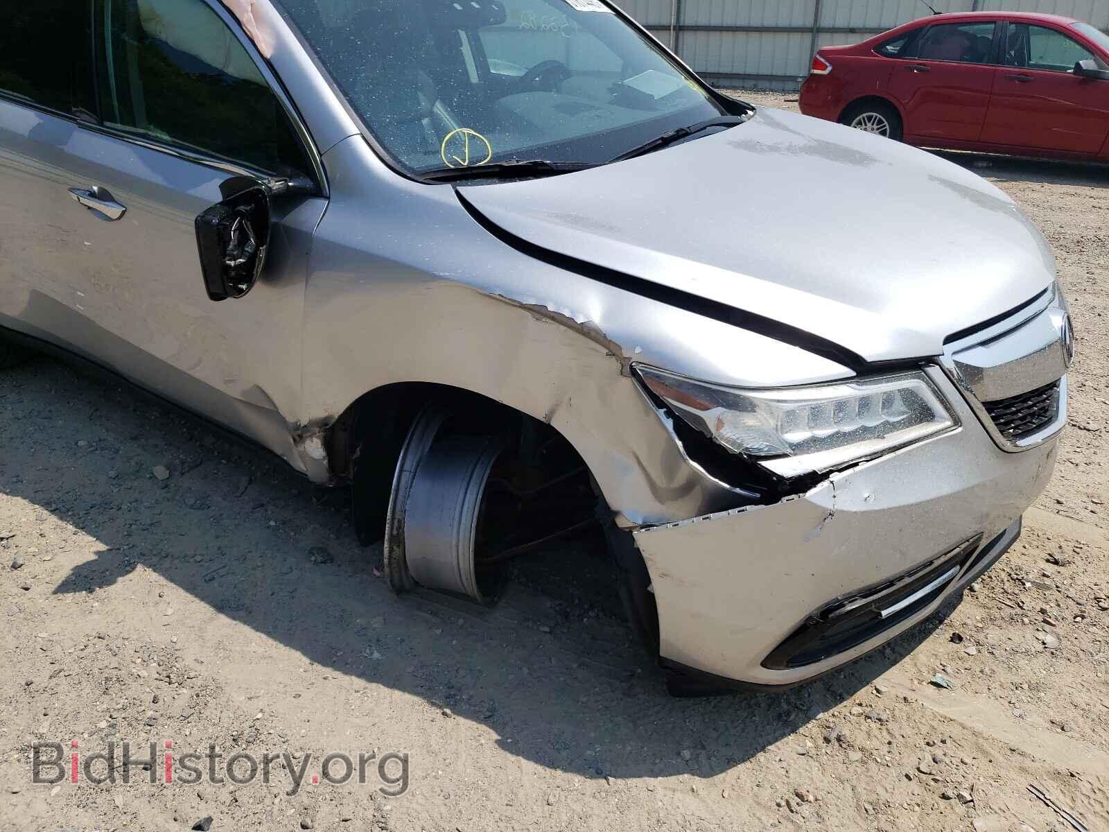 2014 ACURA MDX - VIN: 5FRYD4H49EB016548 - Фото 9