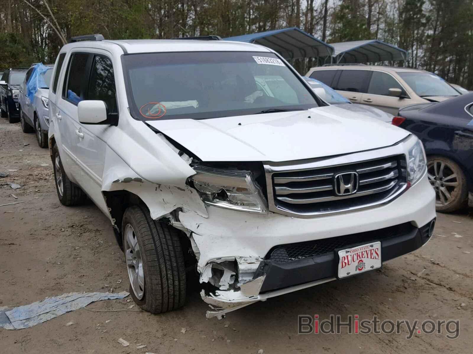 Фотография 5FNYF3H48CB016415 - HONDA PILOT EX 2012