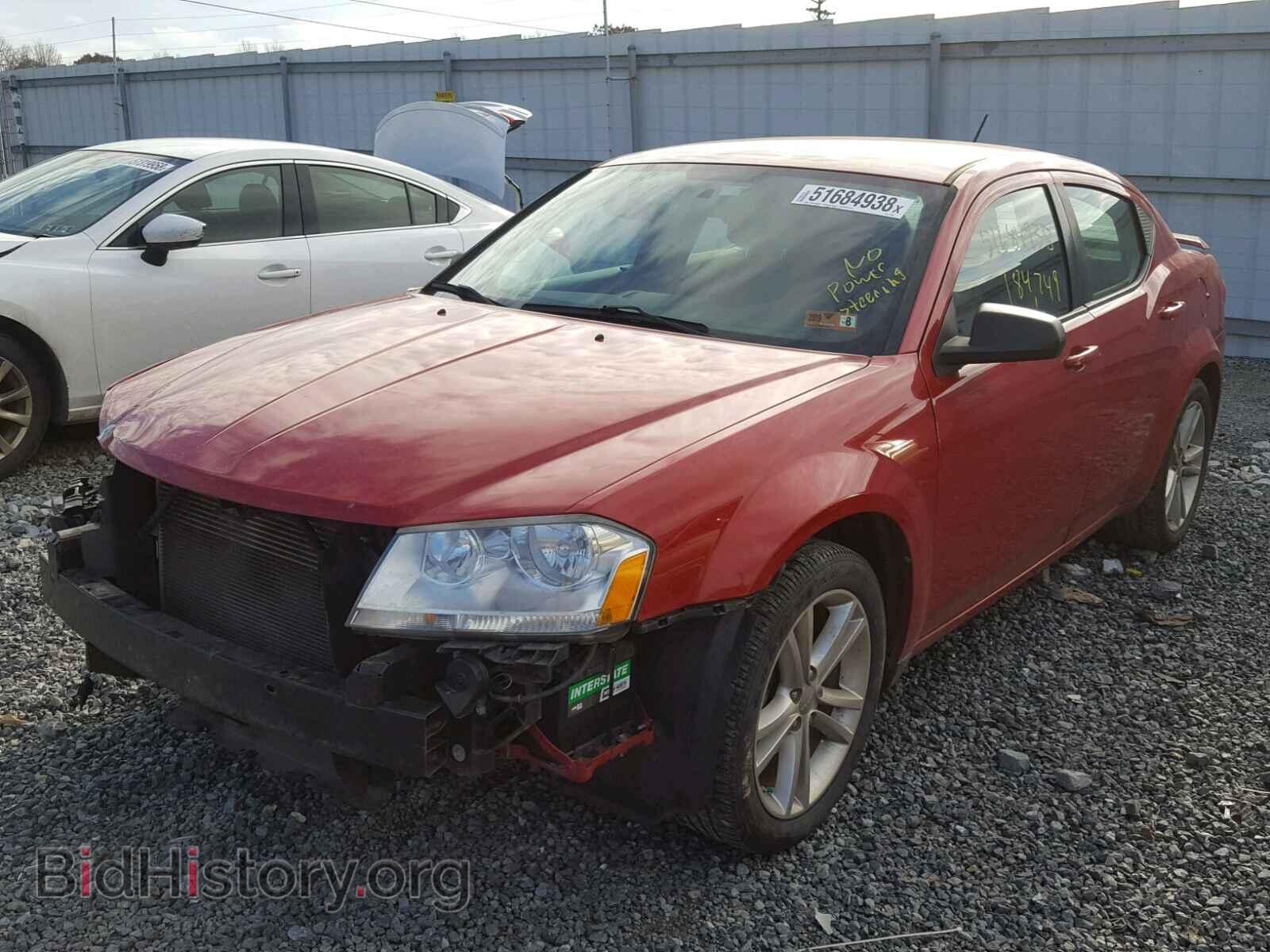 2013 DODGE AVENGER - VIN: 1C3CDZAG3DN572968 - Фото 2