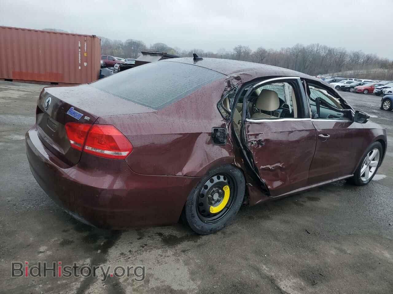 2013 VOLKSWAGEN PASSAT - VIN: 1VWBP7A31DC057251 - Фото 3