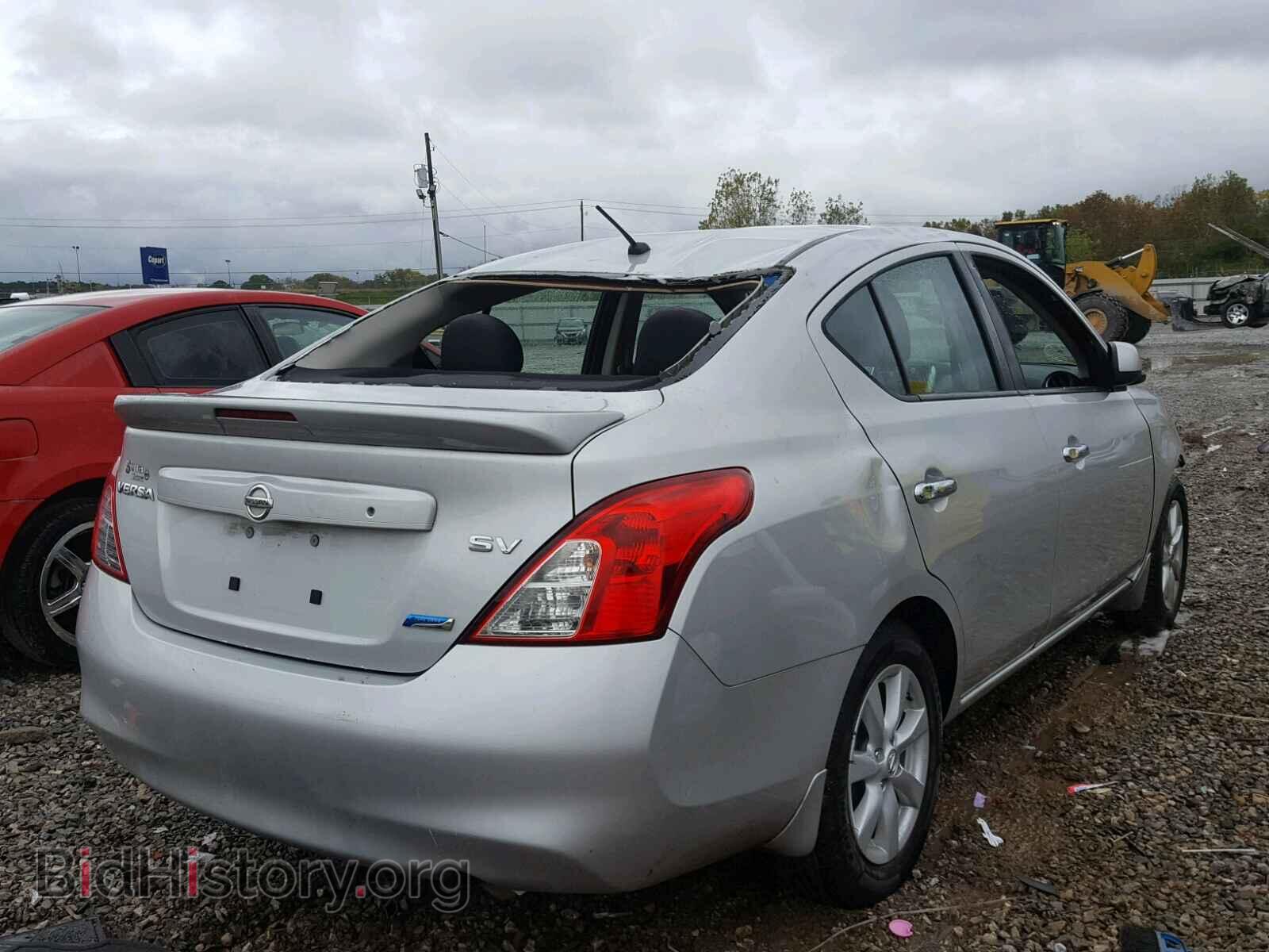 2014 NISSAN VERSA - VIN: 3N1CN7AP1EL842460 - Фото 4