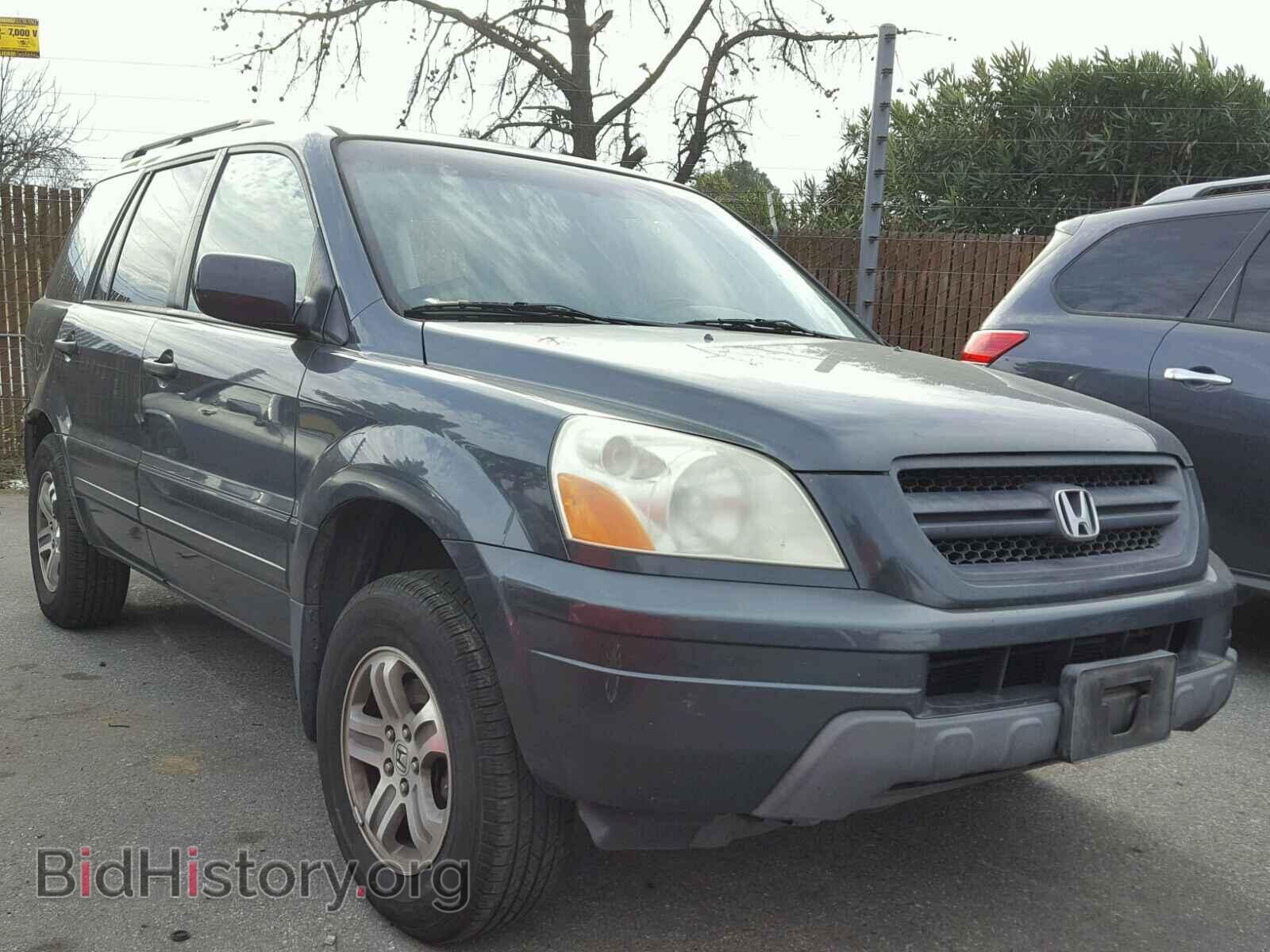 Photo 5FNYF18555B035276 - HONDA PILOT 2005