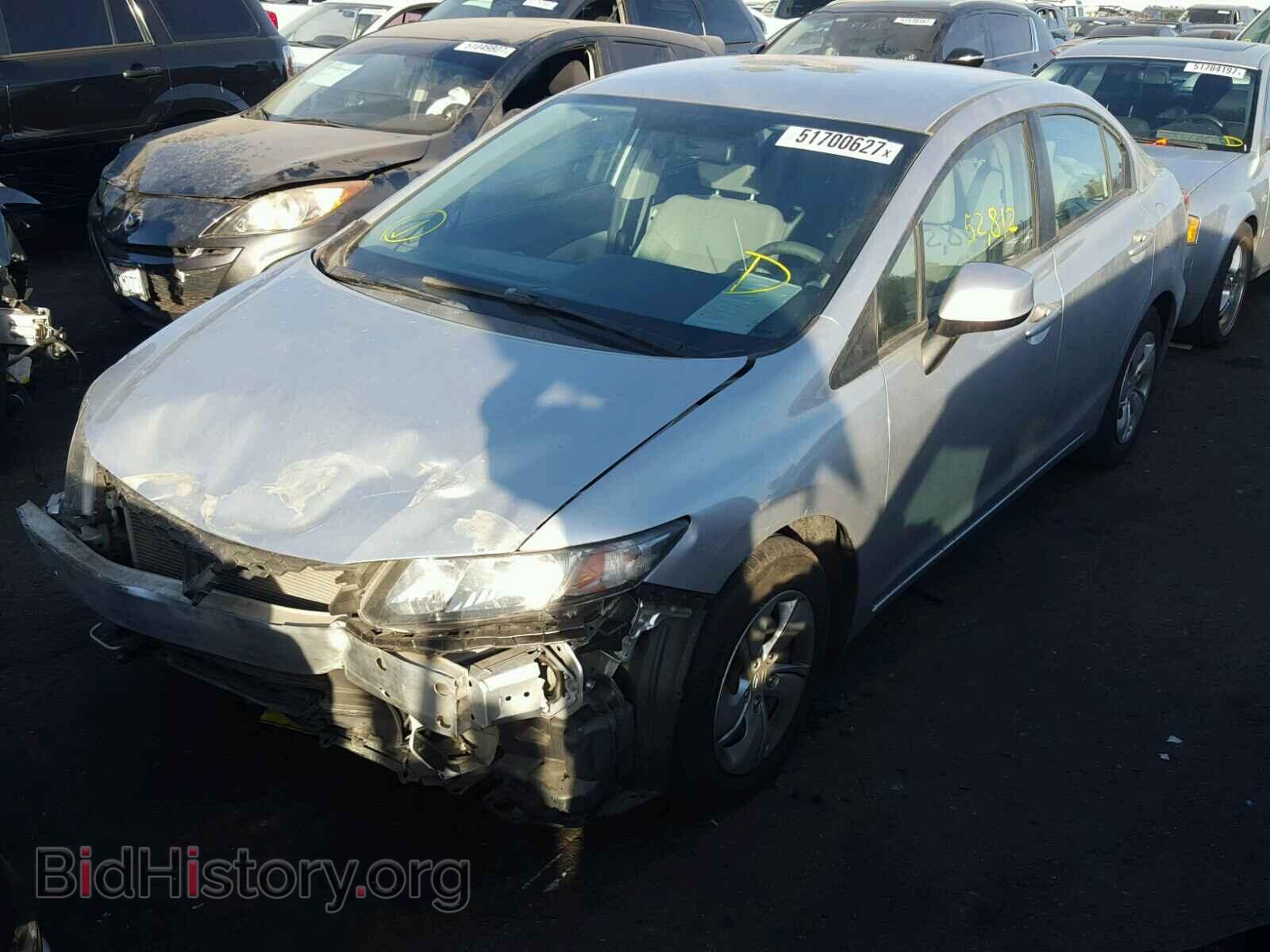 2013 HONDA CIVIC - VIN: 19XFB2F5XDE229074 - Фото 2