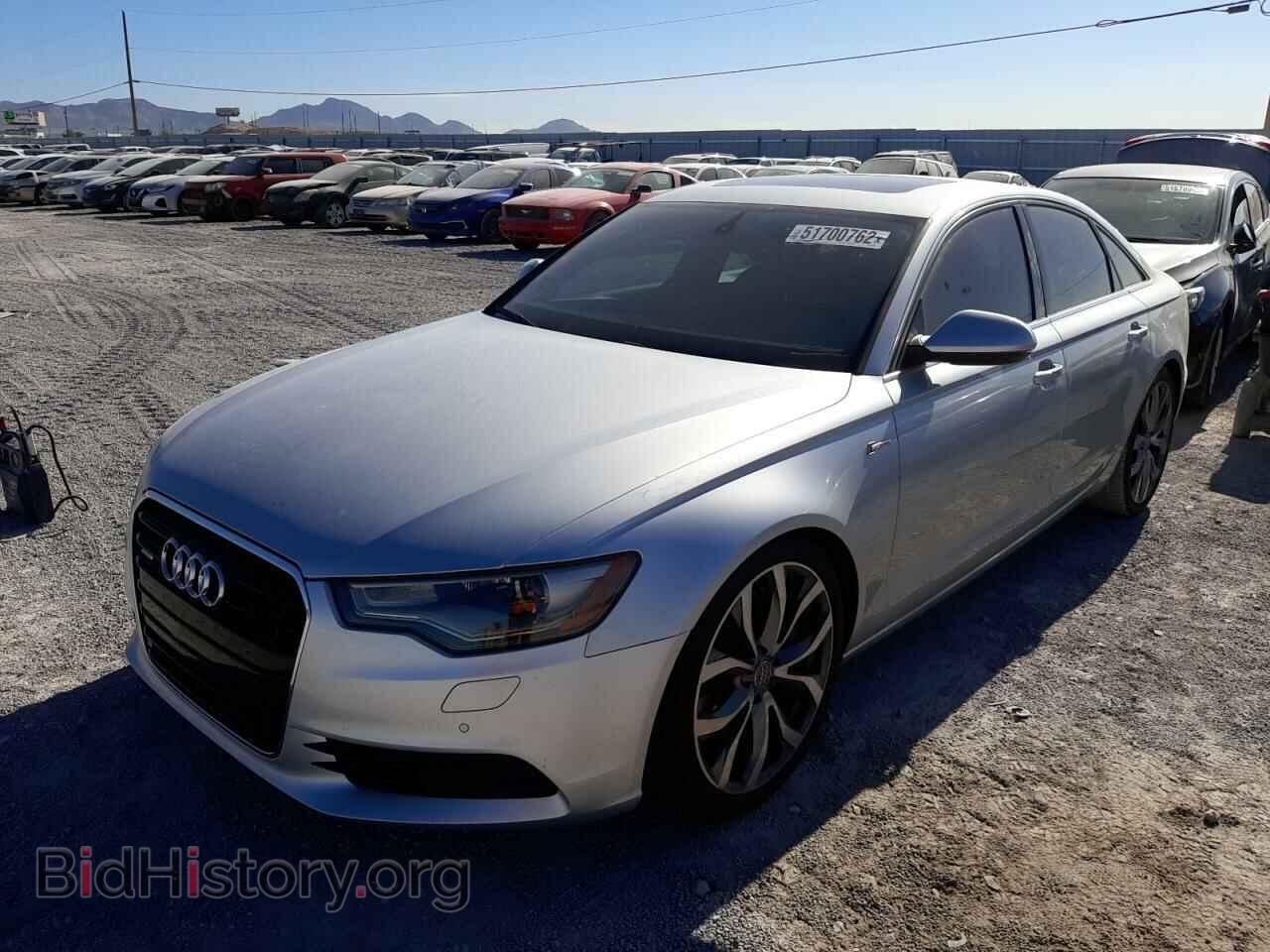 2013 AUDI A6 - VIN: WAUGGAFC8DN063595 - Фото 2