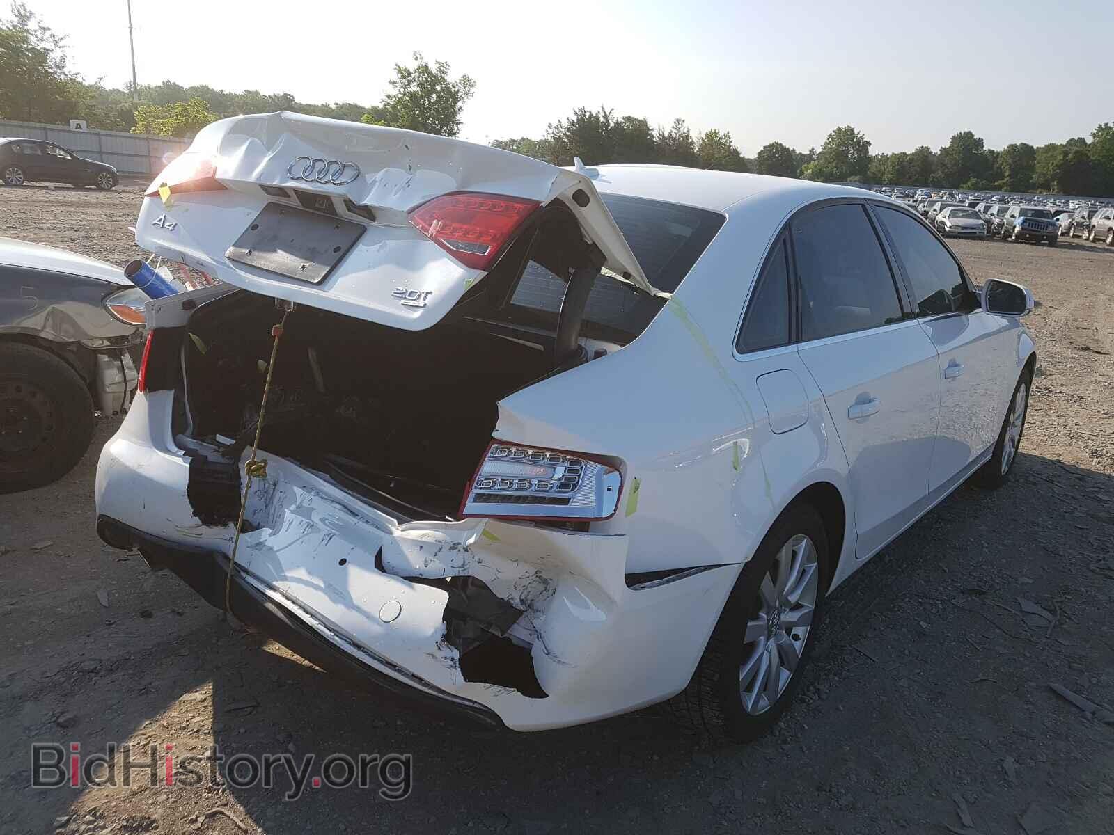 2011 AUDI A4 - VIN: WAUFFAFL2BN055813 - Фото 4
