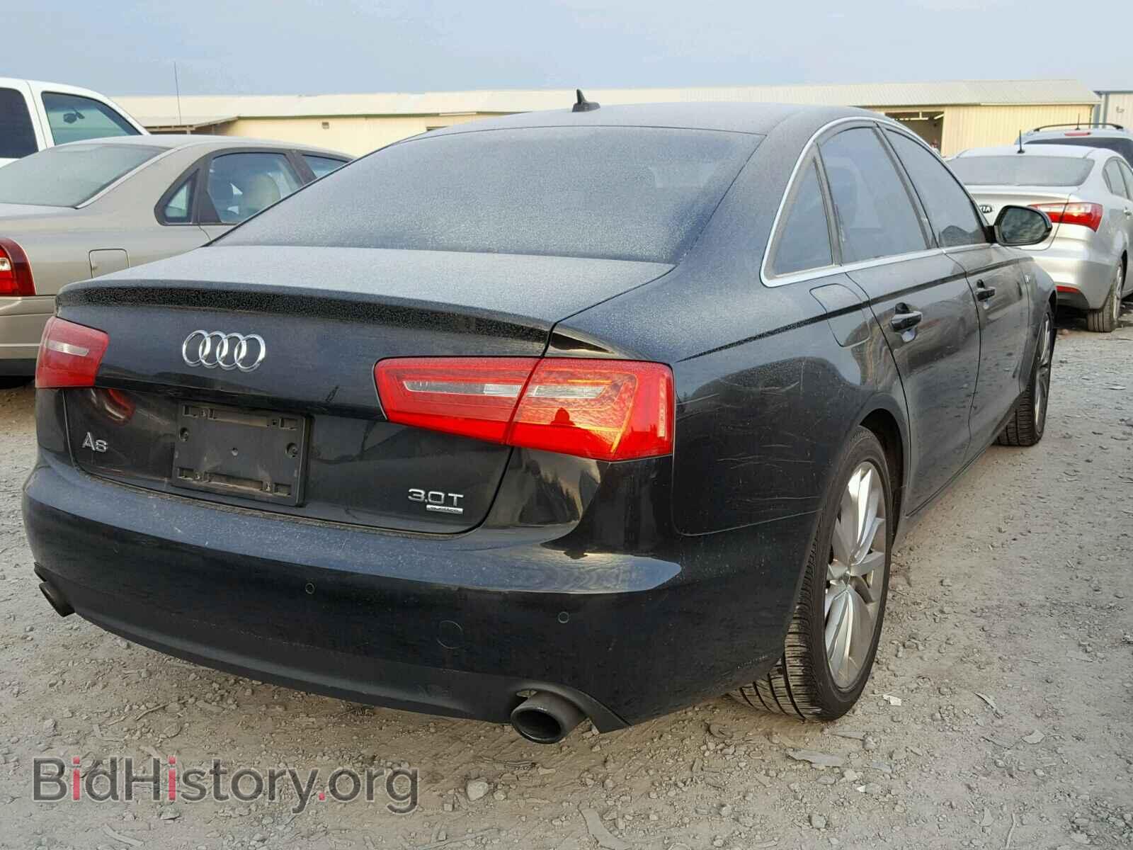 2012 AUDI A6 - VIN: WAUGGAFC6CN110024 - Фото 4
