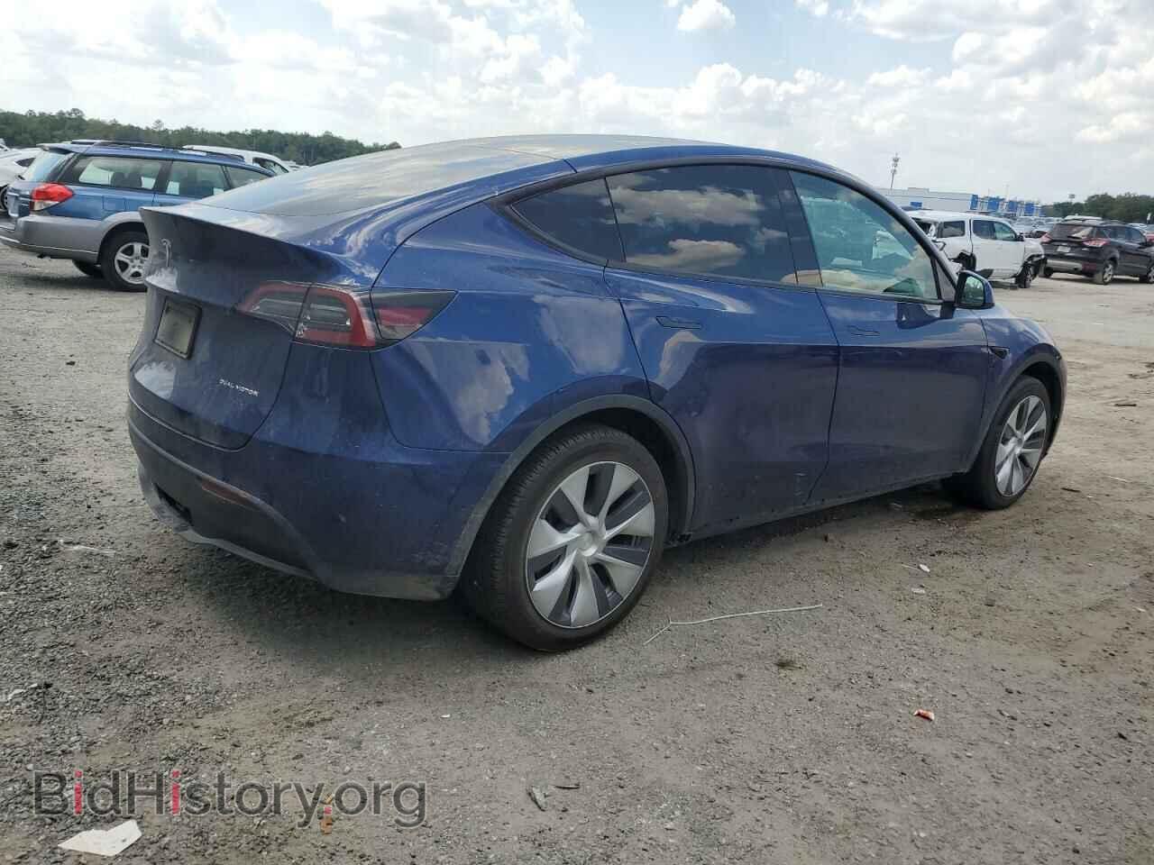 2022 TESLA MODEL Y - VIN: 7SAYGAEE1NF454214 - Фото 3