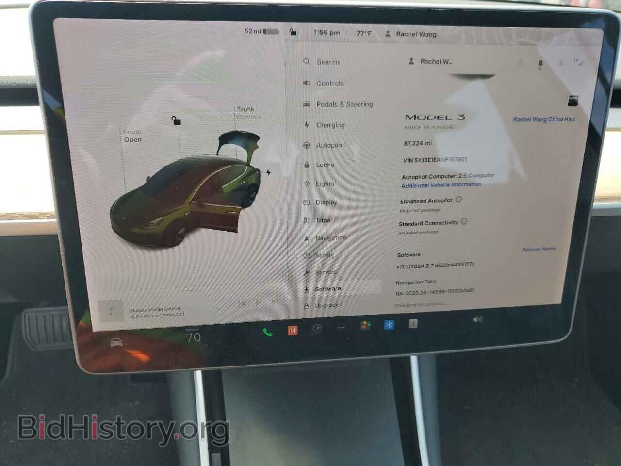 2018 TESLA MODEL 3 - VIN: 5YJ3E1EA1JF157951 - Фото 9