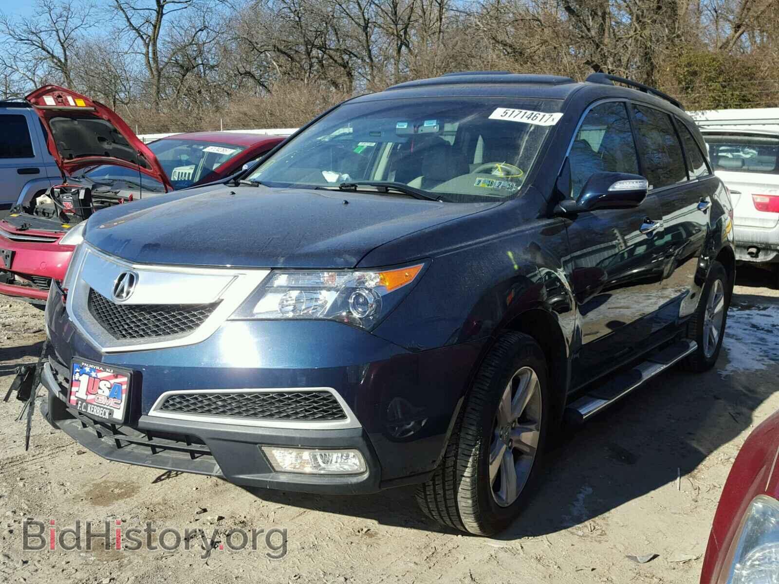 2013 ACURA MDX - VIN: 2HNYD2H24DH516480 - Фото 2