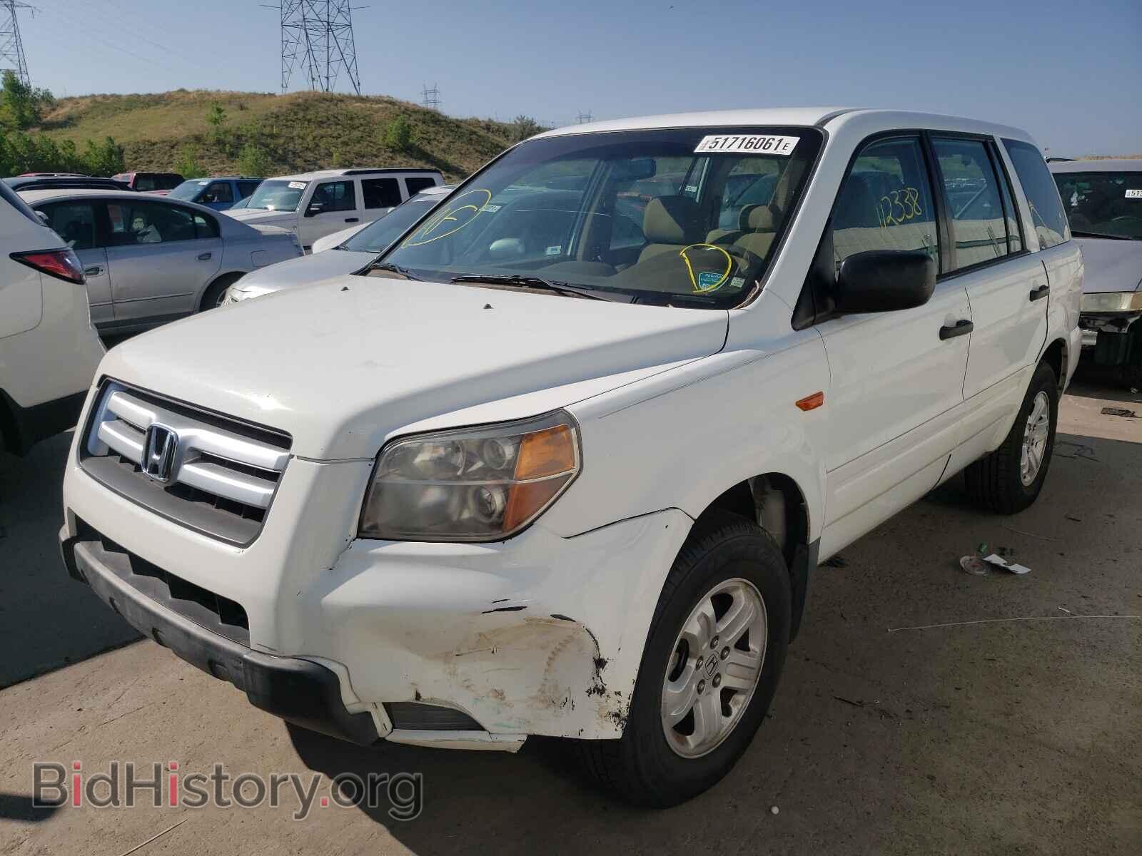 2007 HONDA PILOT - VIN: 5FNYF28107B018021 - Фото 2