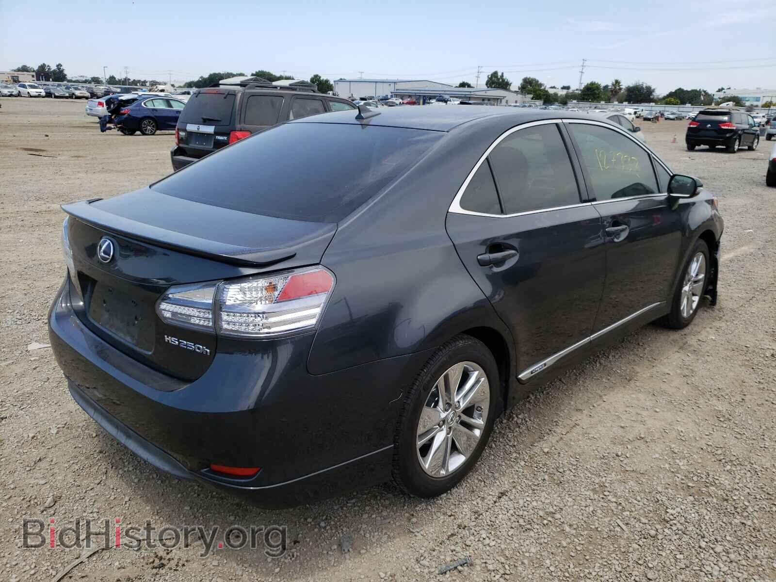 2011 LEXUS HS - VIN: JTHBB1BA6B2047991 - Фото 4