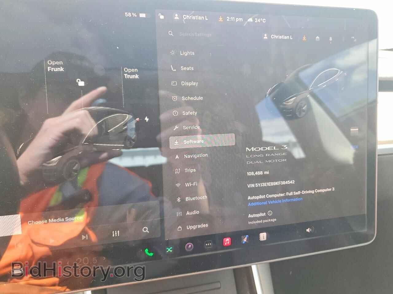 2019 TESLA MODEL 3 - VIN: 5YJ3E1EB9KF384542 - Photo 9