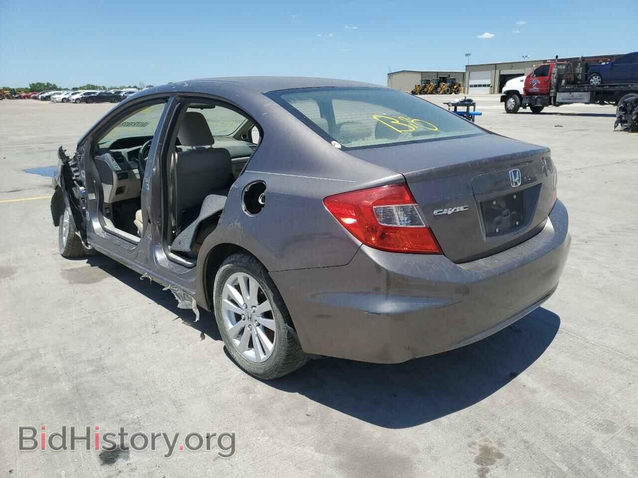 2012 HONDA CIVIC - VIN: 19XFB2F81CE060037 - Фото 3