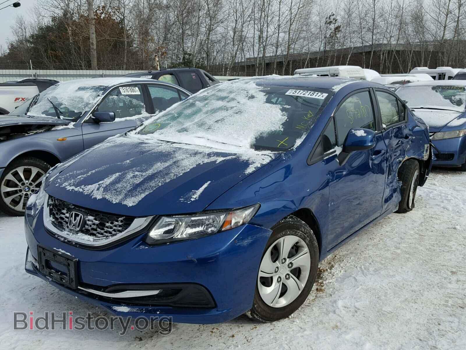 2013 HONDA CIVIC - VIN: 2HGFB2F54DH589978 - Фото 2