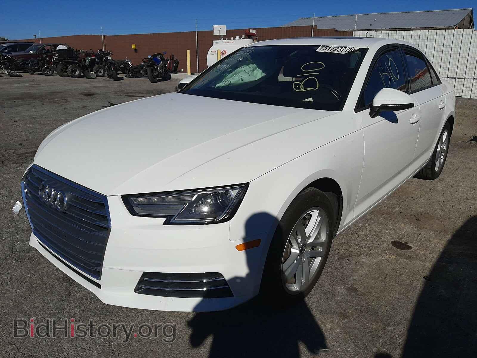 2017 AUDI A4 - VIN: WAUGNAF48HN058949 - Фото 2