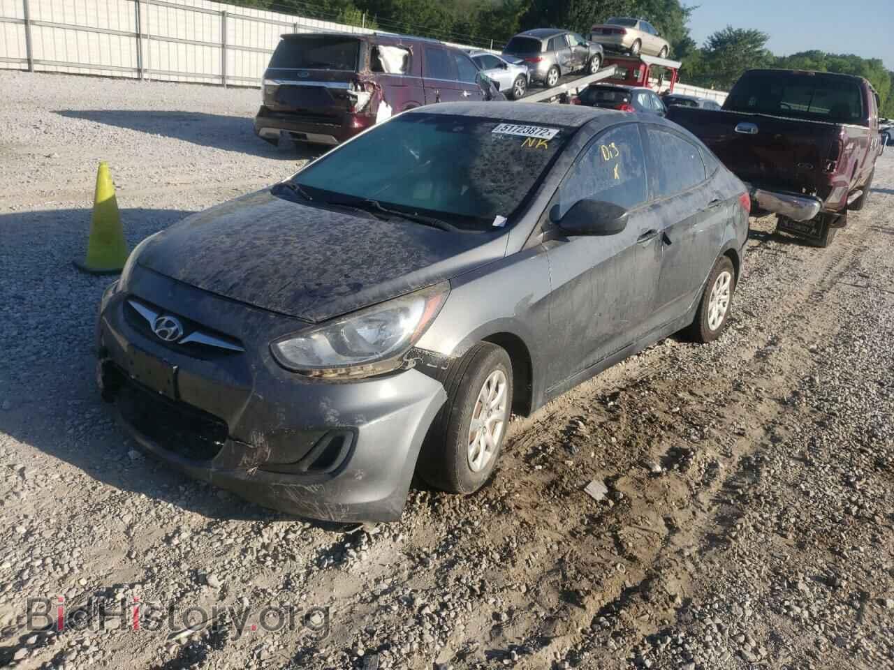 2012 HYUNDAI ACCENT - VIN: KMHCT4AE7CU078676 - Photo 2