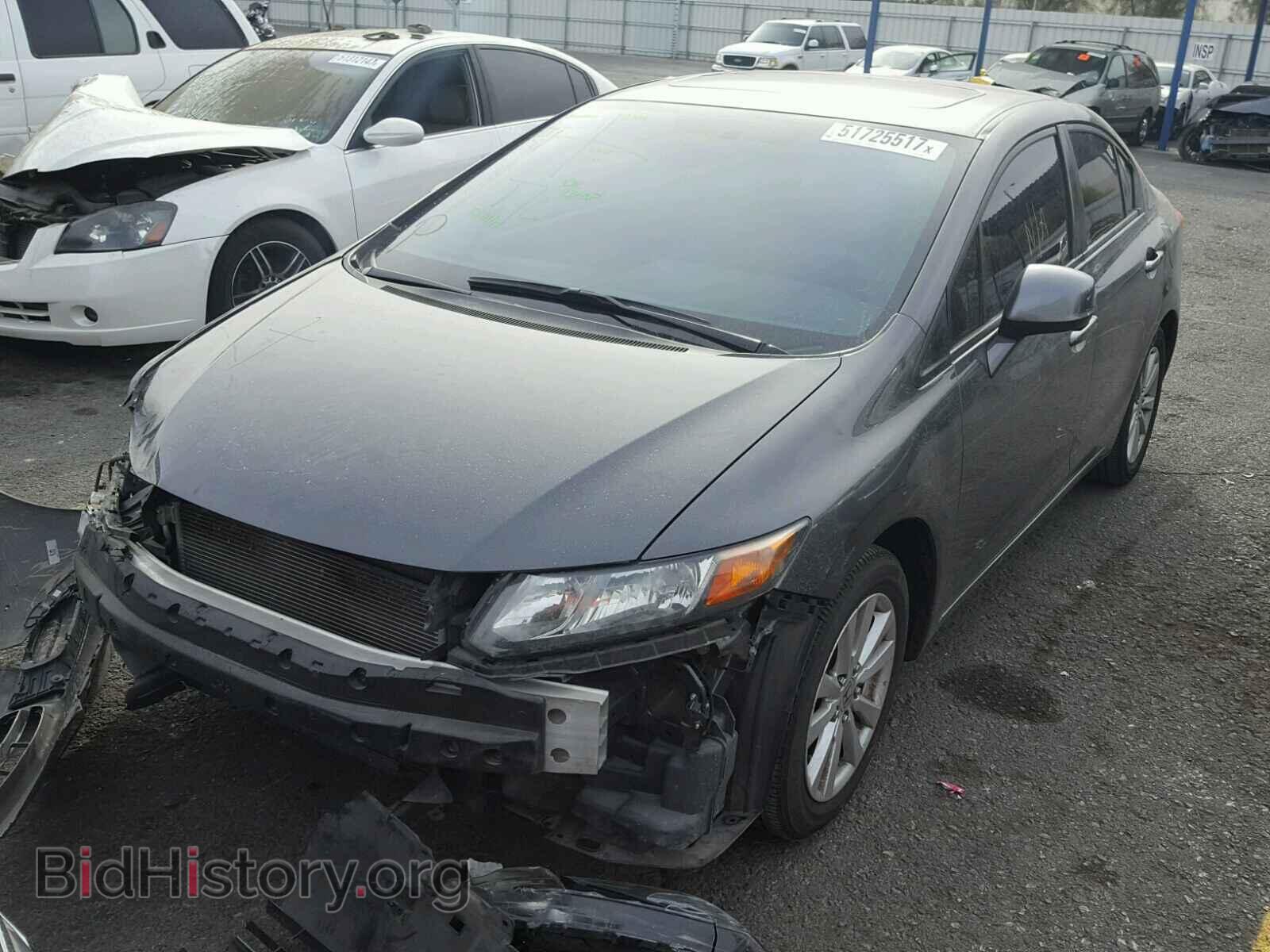 2012 HONDA CIVIC - VIN: 2HGFB2F96CH549645 - Фото 2