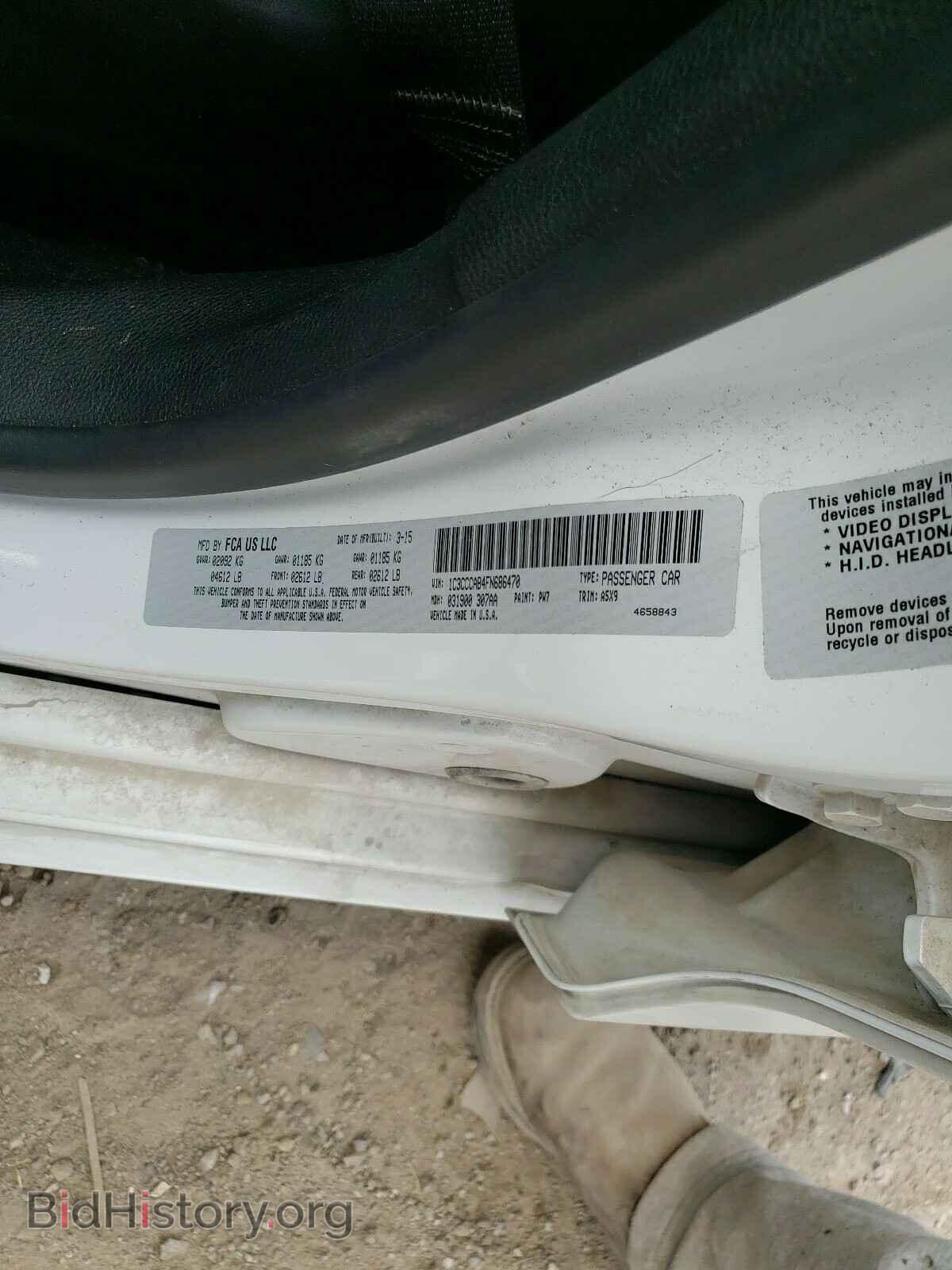 2015 CHRYSLER 200 - VIN: 1C3CCCAB4FN686470 - Фото 10