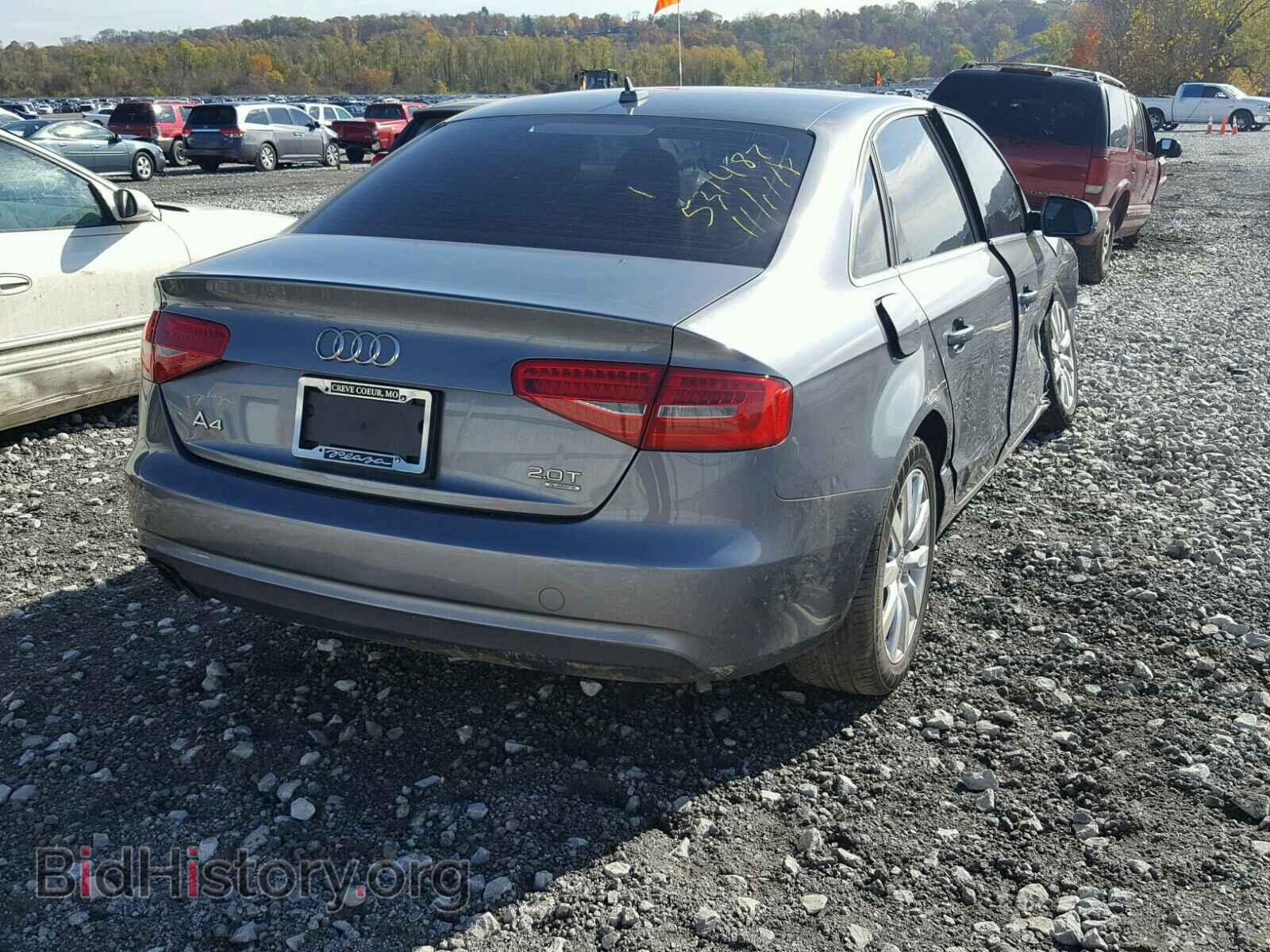 2013 AUDI A4 - VIN: WAUBFAFL6DN019611 - Фото 4