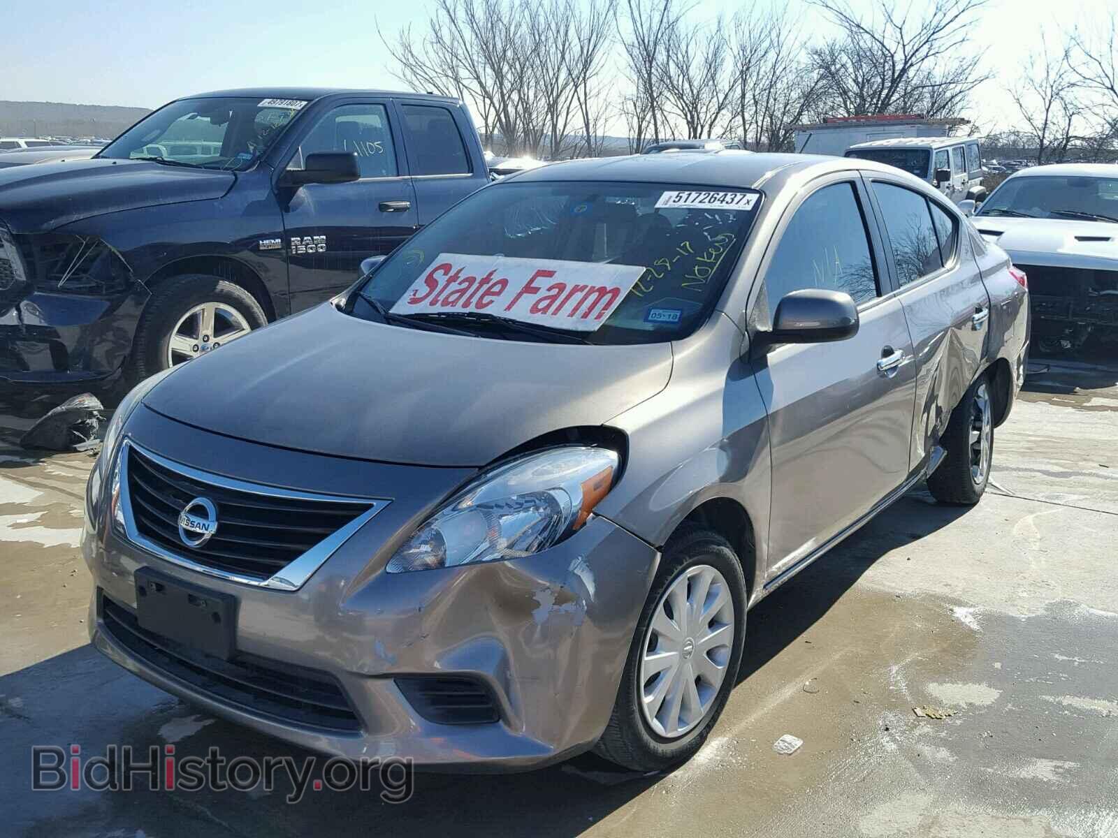 2012 NISSAN VERSA - VIN: 3N1CN7AP4CL861629 - Фото 2