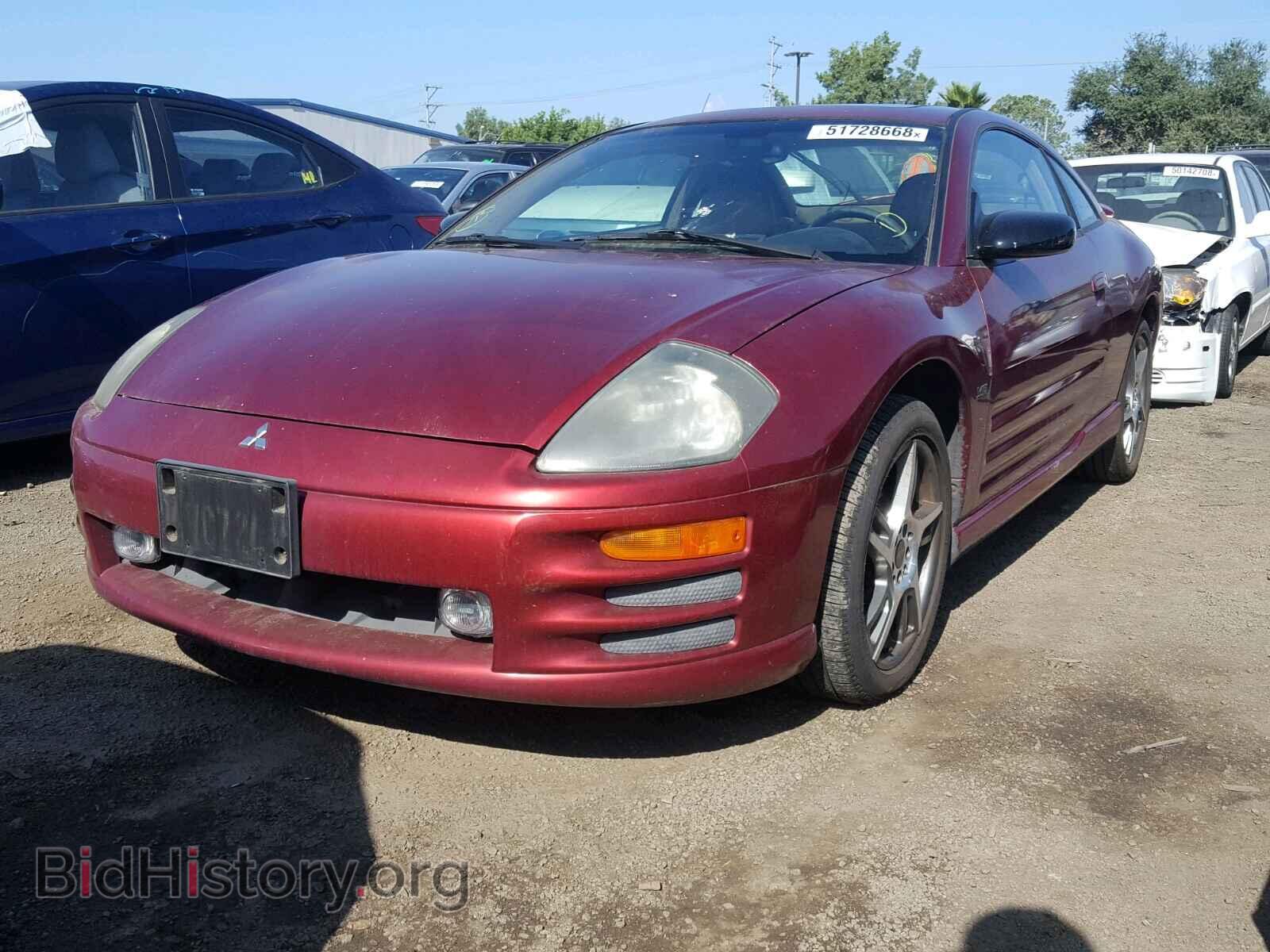 2002 MITSUBISHI ECLIPSE - VIN: 4A3AC54H22E010704 - Фото 2