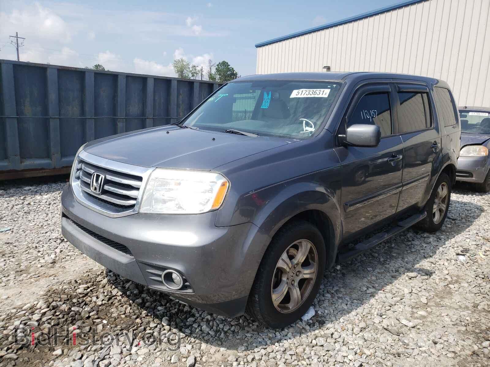 2013 HONDA PILOT - VIN: 5FNYF3H71DB026652 - Фото 2