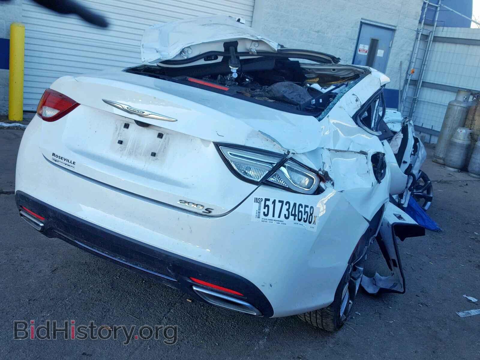2015 CHRYSLER 200 - VIN: 1C3CCCBG8FN673246 - Фото 4