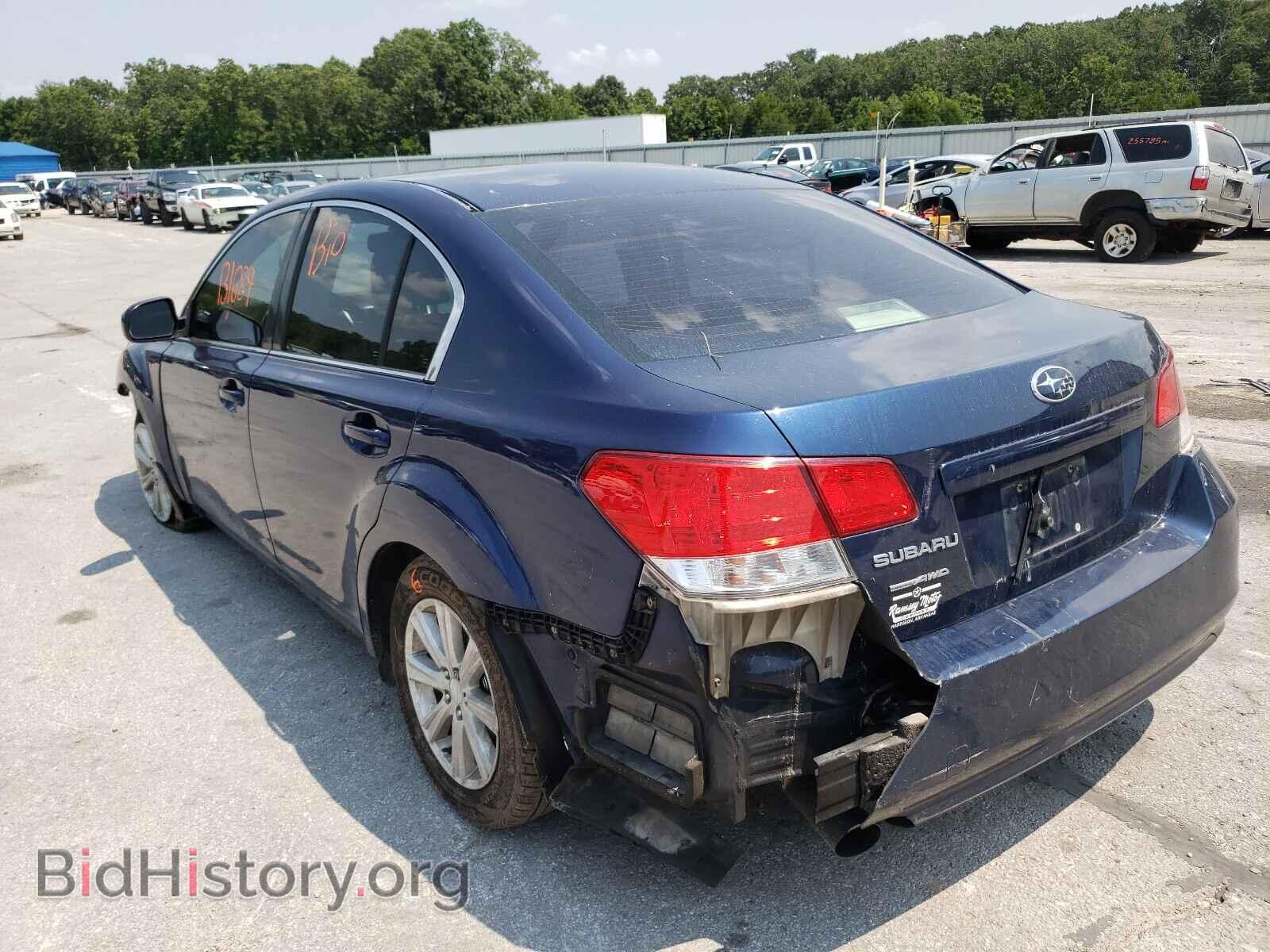 2011 SUBARU LEGACY - VIN: 4S3BMCB60B3235645 - Фото 3