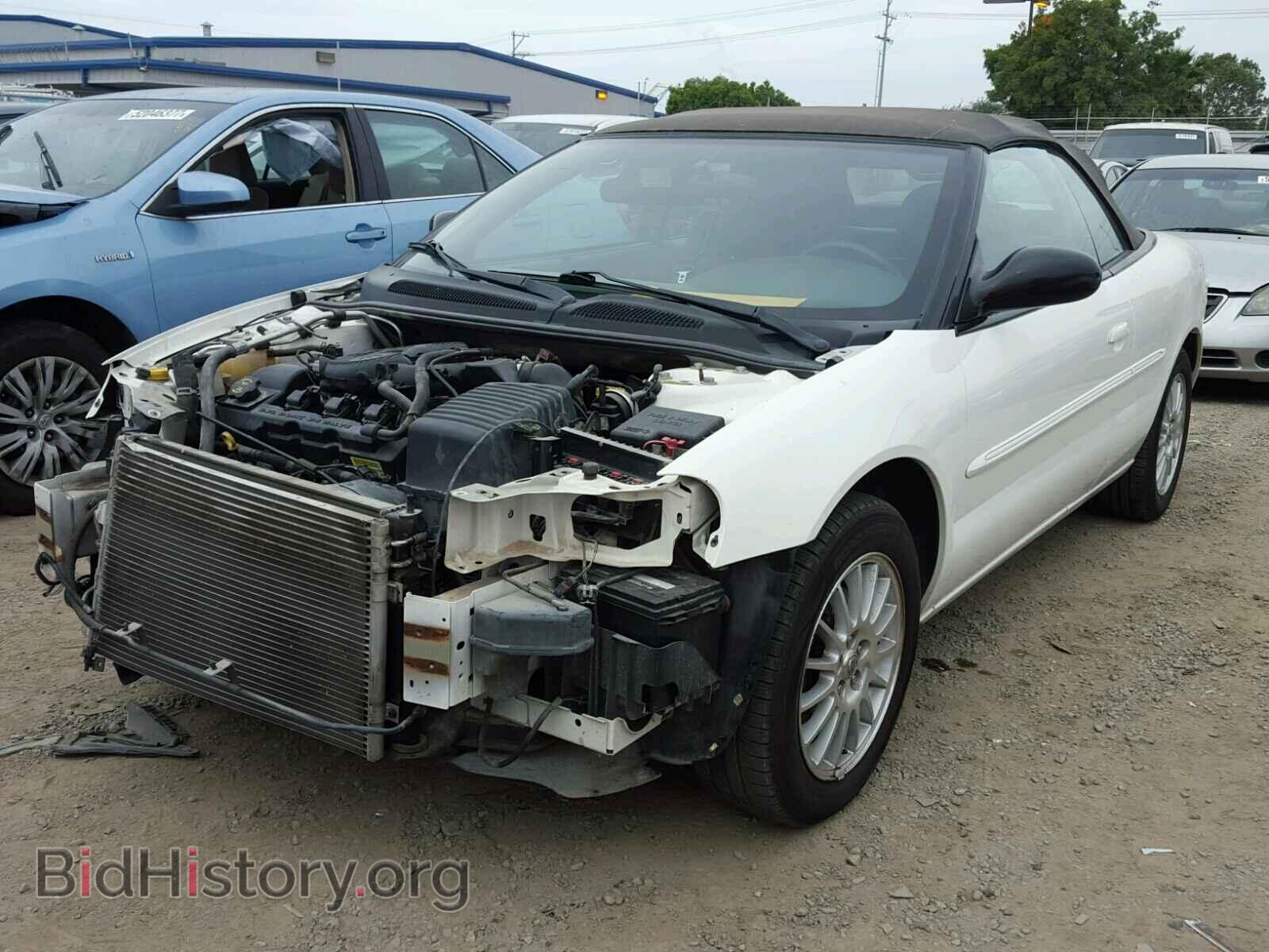 2004 CHRYSLER SEBRING - VIN: 1C3EL55R94N365937 - Фото 2