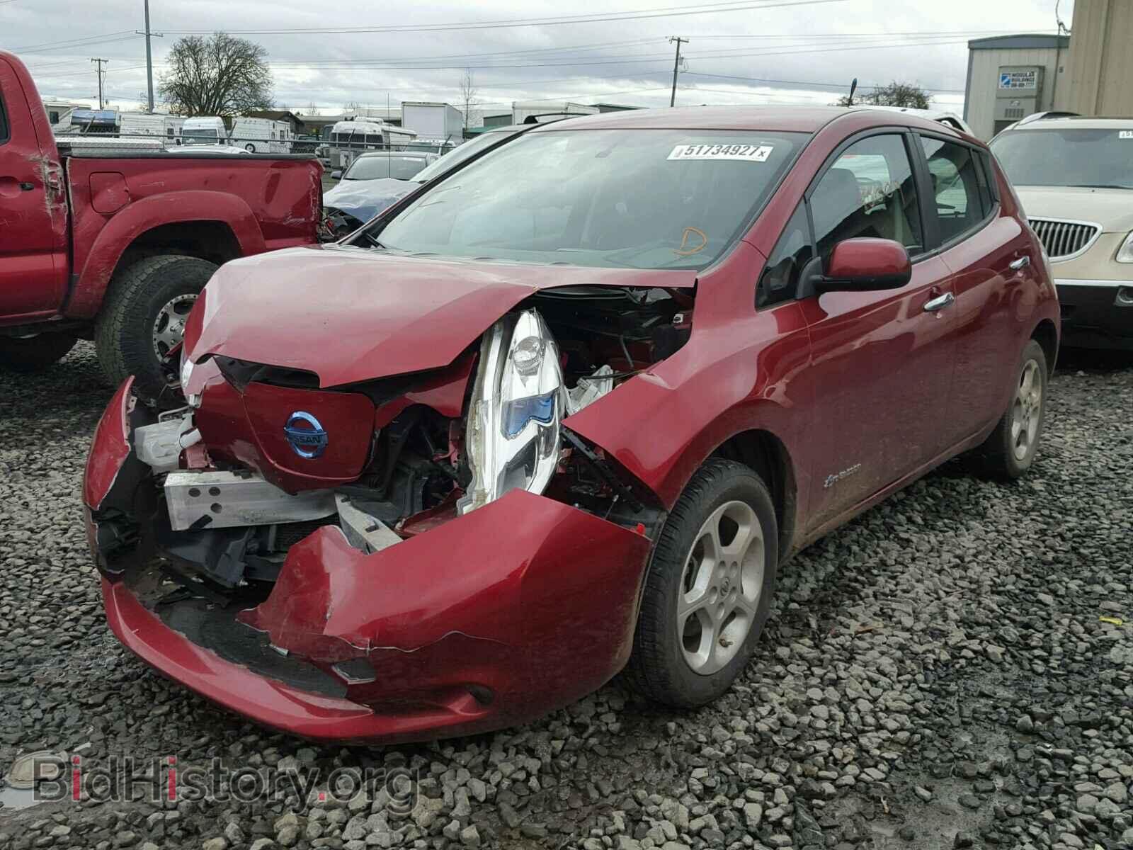 2013 NISSAN LEAF - VIN: 1N4AZ0CP8DC404287 - Фото 2