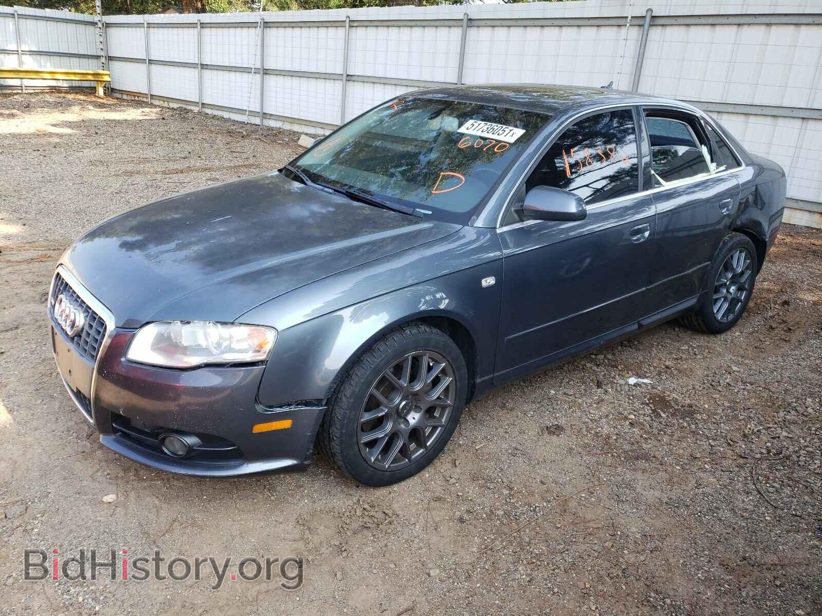 2008 AUDI A4 - VIN: WAUDF78E68A016070 - Фото 2