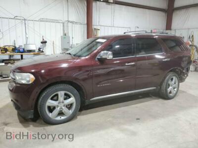 2012 Dodge DURANGO Citadel, бордовый — VIN 1C4SDJET1CC308836, Copart