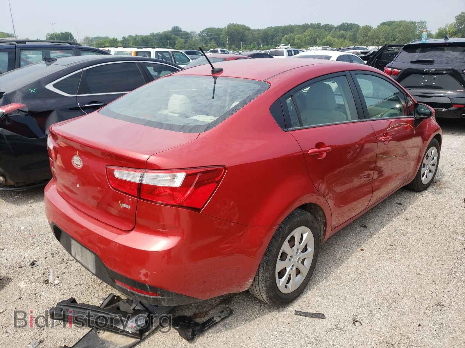 2013 KIA RIO - VIN: KNADM4A34D6125766 - Фото 4