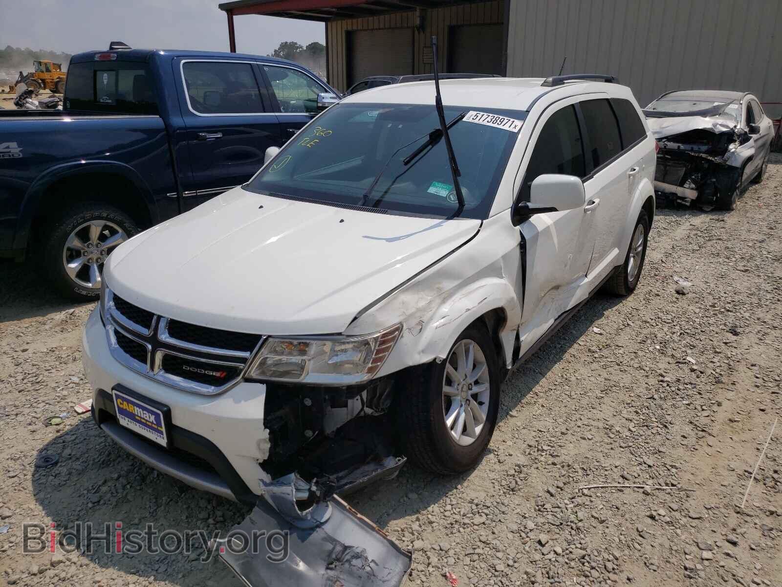 2016 DODGE JOURNEY - VIN: 3C4PDDBG8GT196187 - Фото 2