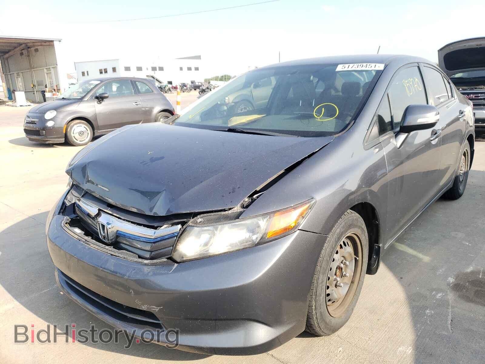 2012 HONDA CIVIC - VIN: JHMFB4F30CS003162 - Фото 2