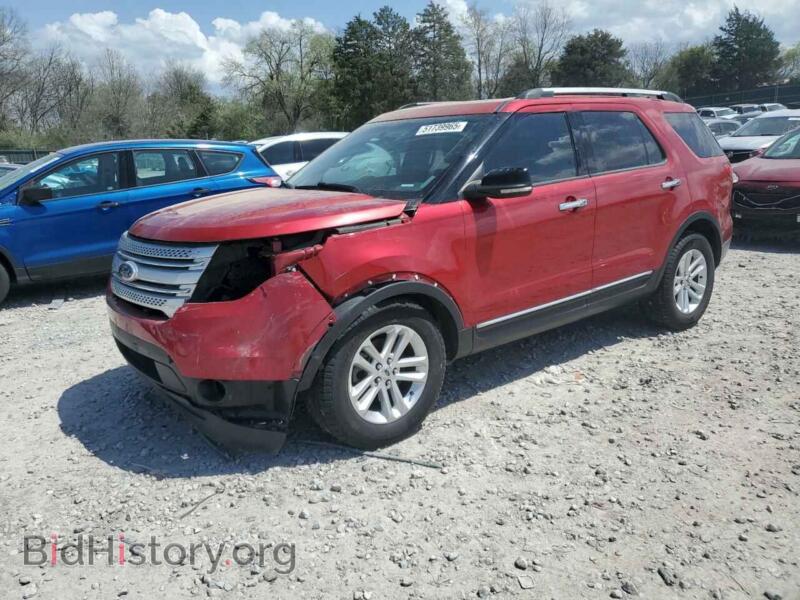 2011 Ford EXPLORER XLT (VIN 1FMHK8D86BGA13949) — photo 1 of 14, Copart, damage: front end