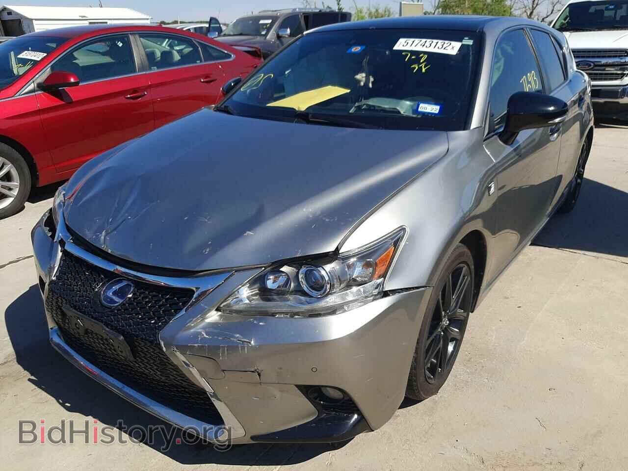 2016 LEXUS CT 200 - VIN: JTHKD5BH1G2267660 - Фото 2