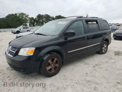2010 Dodge CARAVAN SXT, черный — VIN 2D4RN5D17AR459061, Copart