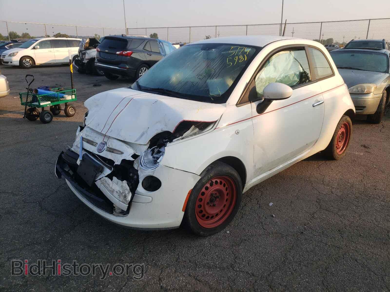 2012 FIAT 500 - VIN: 3C3CFFAR1CT330401 - Фото 2