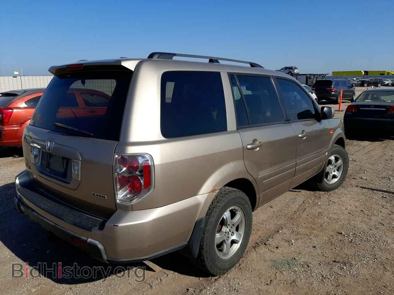 2006 HONDA PILOT - VIN: 2HKYF18616H516217 - Фото 4