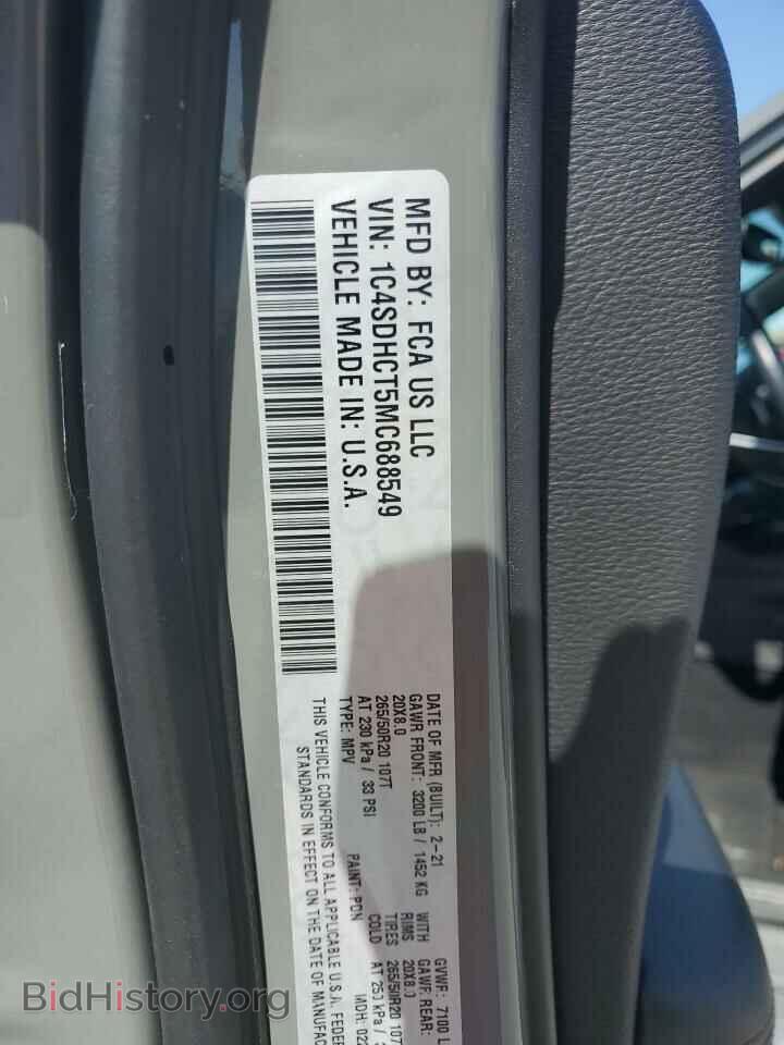 2021 DODGE DURANGO - VIN: 1C4SDHCT5MC688549 - Photo 16