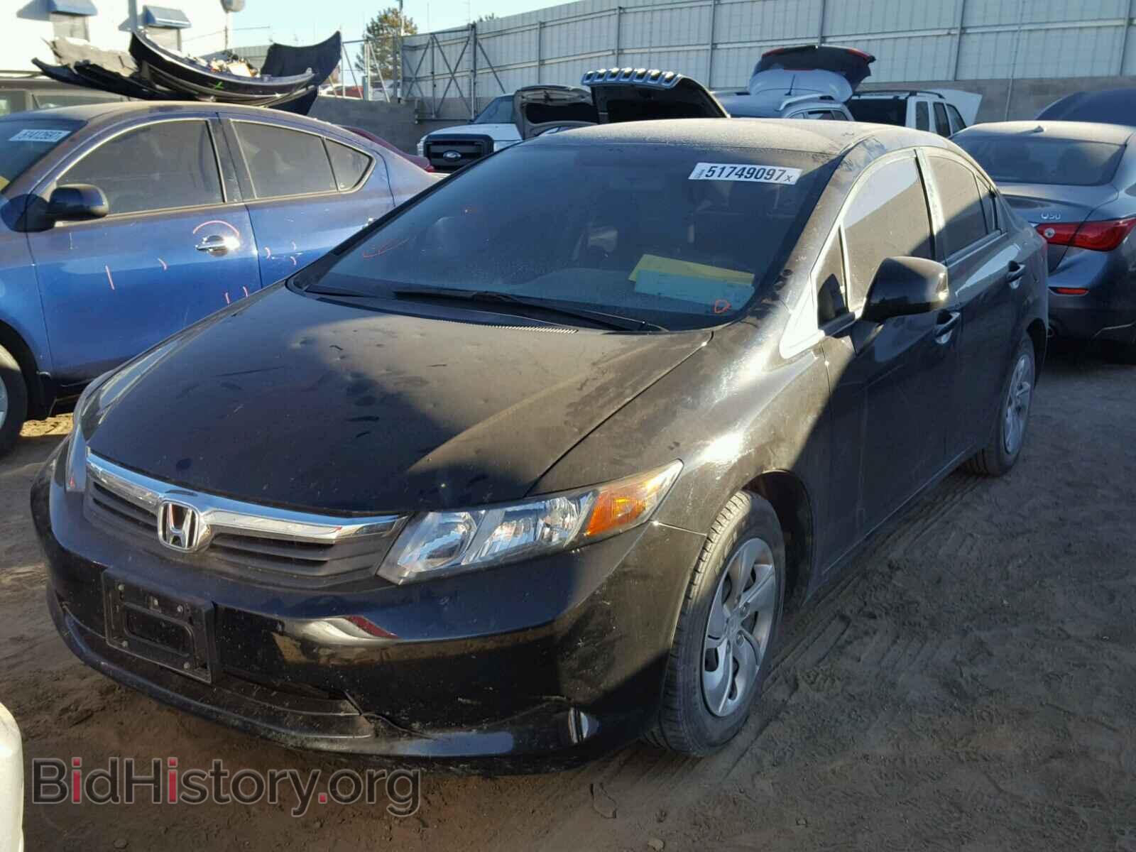 2012 HONDA CIVIC - VIN: 2HGFB2F54CH308292 - Photo 2