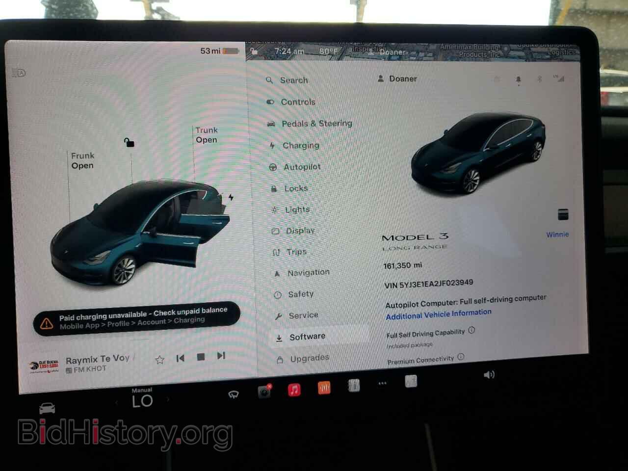 2018 TESLA MODEL 3 - VIN: 5YJ3E1EA2JF023949 - Фото 9