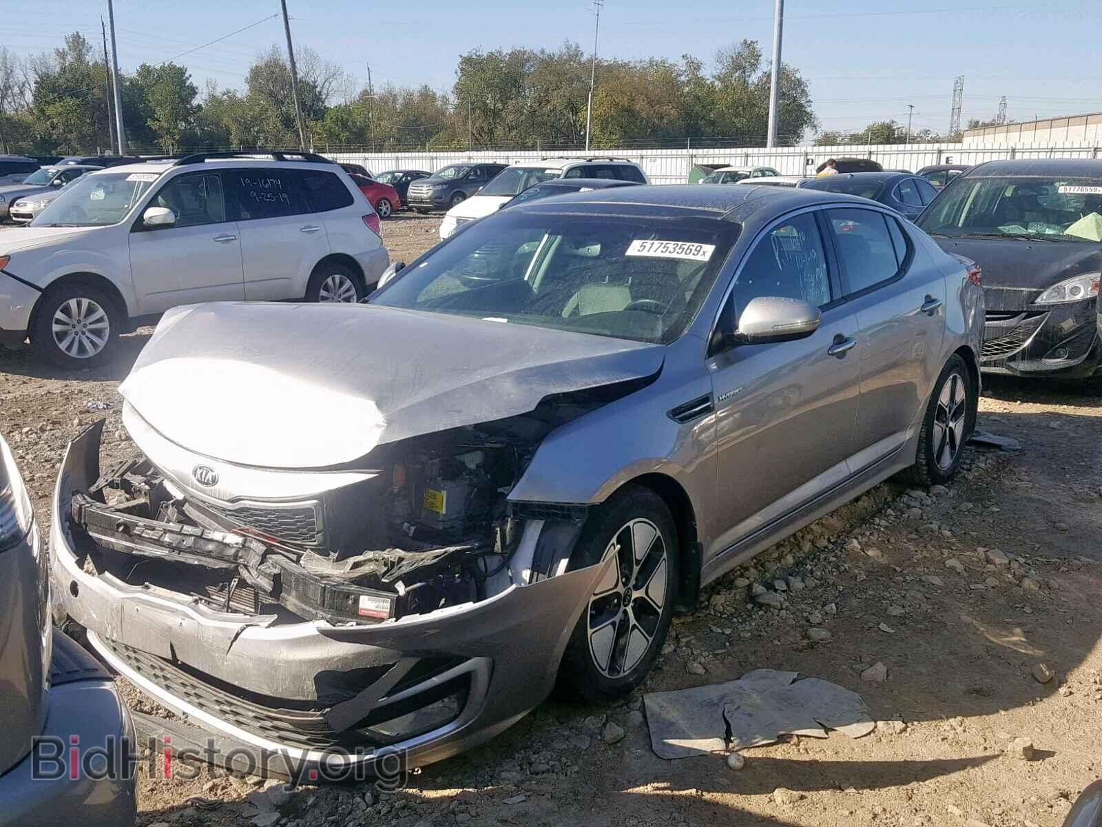 2013 KIA OPTIMA HYB - VIN: KNAGM4AD5D5054136 - Фото 2