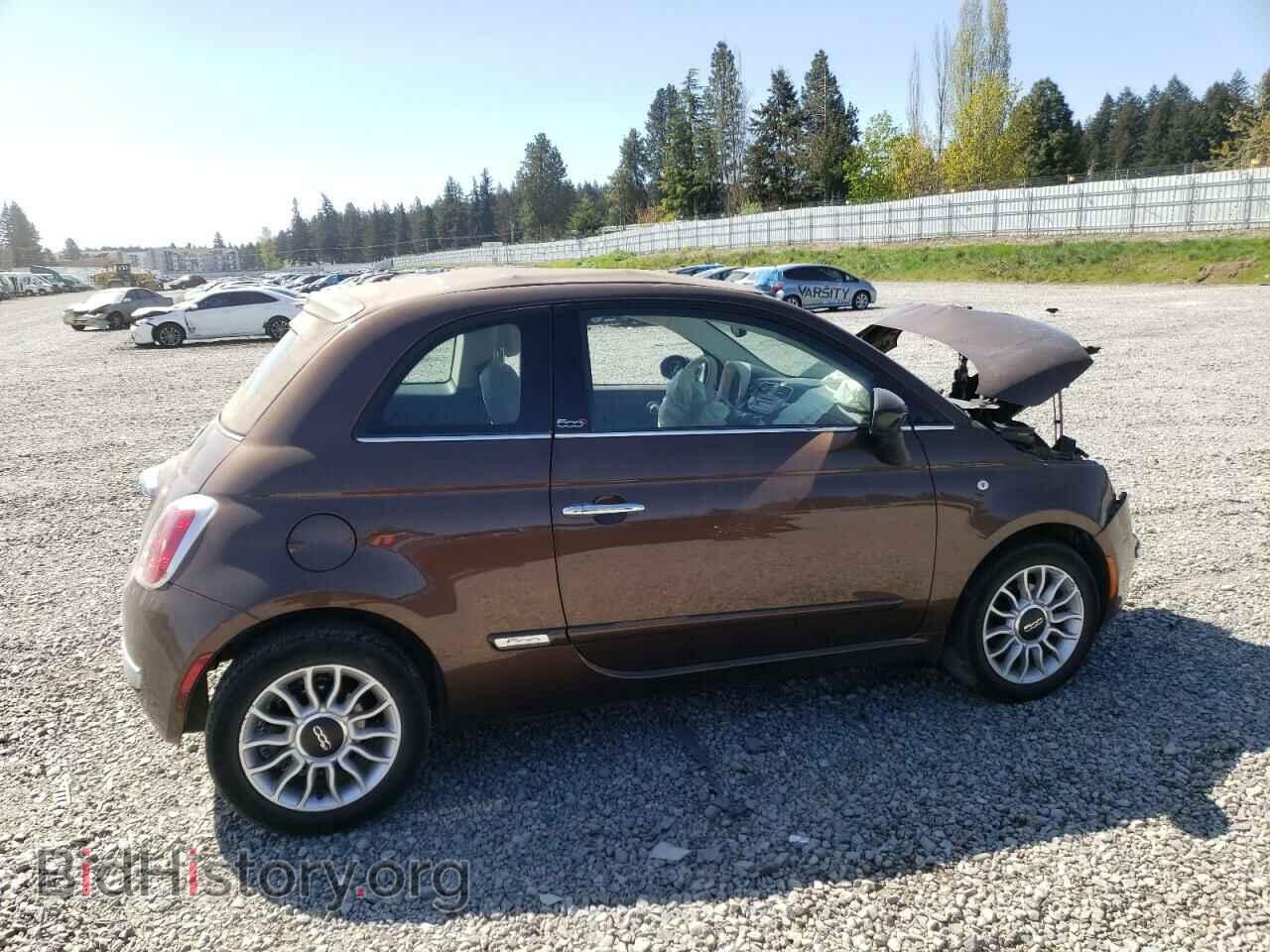 2012 FIAT 500 - VIN: 3C3CFFER8CT348131 - Фото 3