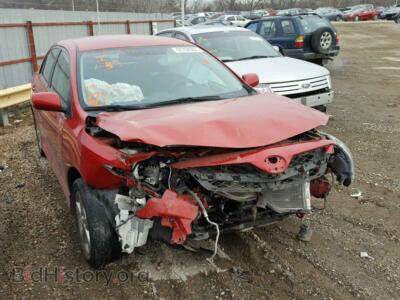2013 Toyota COROLLA BA, красный — VIN 2T1BU4EE9DC992966, Copart