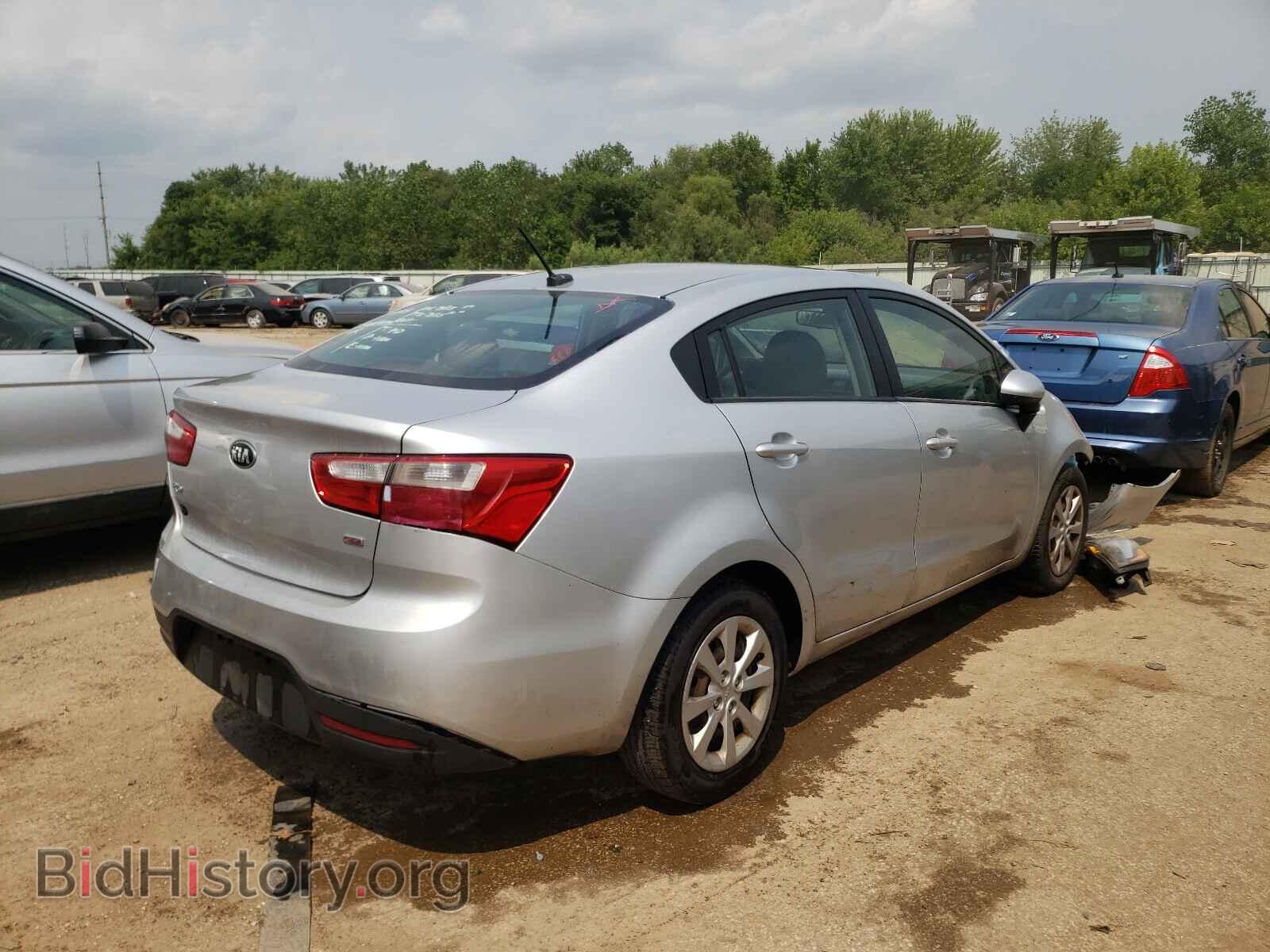 2014 KIA RIO - VIN: KNADM4A33E6326558 - Фото 4